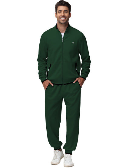 Men'S Tracksuits Sweatsuits for Men Set Track Suits 2 Piece Casual Athletic Jogging Warm up Full Zip Sweat Suits Armygreen XL