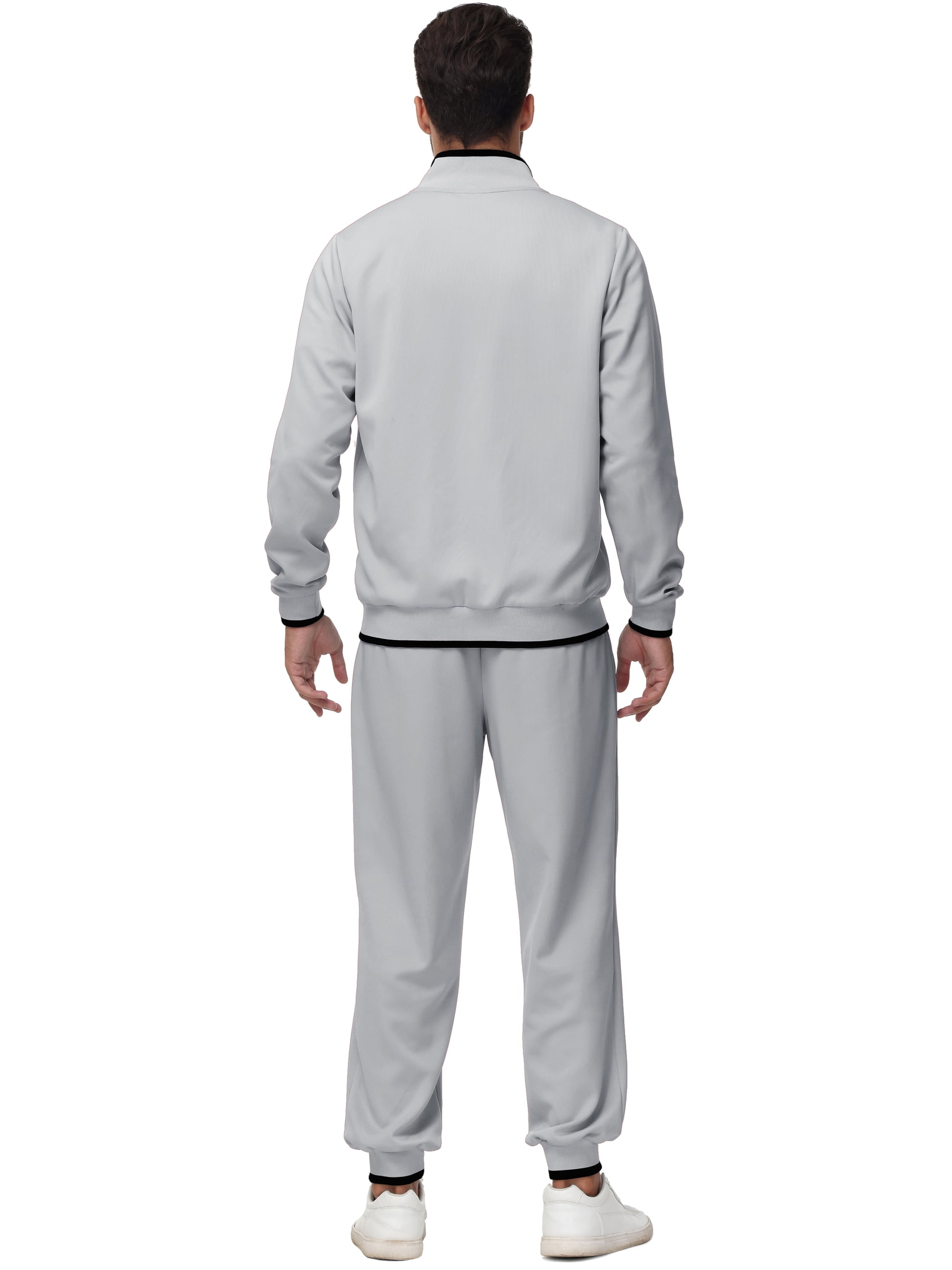 Men'S Tracksuits Sweatsuits for Men Set Track Suits 2 Piece Casual Athletic Jogging Warm up Full Zip Sweat Suits Darkgrey M